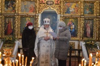Поздравление настоятеля храма Успения Пресвятой Богородицы отца Василия с праздником Крещения