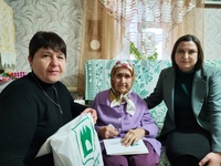 95-летний юбилей отметила труженица тыла Щигарцова Анастасия Макаровна